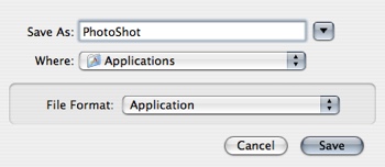 Automator save workflow