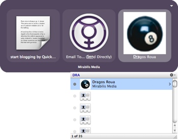 Quicksilver actions - send email directly - chosing an email