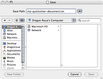Quicksilver save file