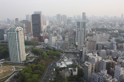 Tokyo view from Tokyo Tower