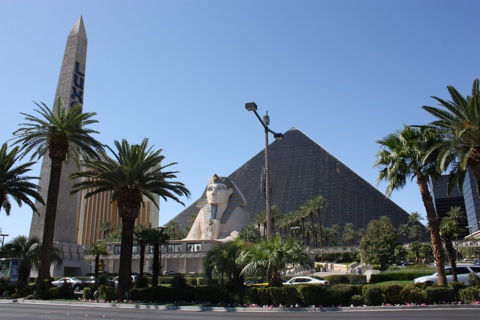 Luxor. Sphynx and Pyramids.
